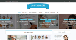 Desktop Screenshot of lighterskin.org